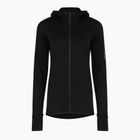 Women's trekking sweatshirt Icebreaker Merino 300 Realfleece Descender Zip Hoodie black