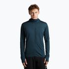 Men's trekking sweatshirt Icebreaker Merino 300 Realfleece Descender Zip Hoodie abyss