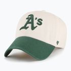 47 Brand MLB Oaklands Athletics Grand Stand CLEAN UP bone baseball cap