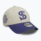 New Era WS Patch 9Forty Chicago White Sox baseball cap light beige