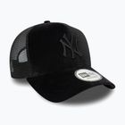 New Era Diamante Velour Trucker baseball cap New York Yankees black