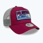 New Era MLB Patch Trucker Los Angeles Dodgers dark red baseball cap