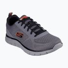 Men's shoes Skechers Track Leshur charcoal/orange