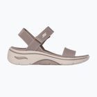 Women's SKECHERS Go Walk Arch Fit 2.0 taupe sandals