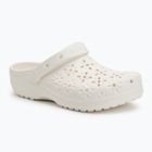 Crocs Classic Floral Cutout Clog chalk flip-flops