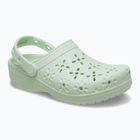 Crocs Classic Floral Cutout Clog flip-flops jade tint