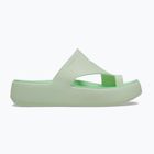 Women's flip-flops Crocs Getaway Platform Toe Loop jade tint