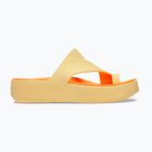 Women's flip-flops Crocs Getaway Platform Toe Loop golden hour