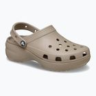 Women's slides Crocs Classic Platform Clog taupe