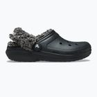 Slides Crocs Classic Fleece Lined black