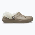 Slides Crocs Classic Fleece Lined mushroom