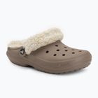 Slides Crocs Classic Fleece Lined mushroom