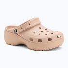 Women's slides Crocs Classic Platform Clog pink caramel