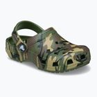 Children's slides Crocs Classic Camouflage Toddler army green/multi