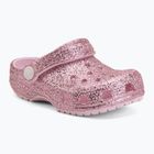Children's slides Crocs Classic Chunky Glitter 211940 pink milk
