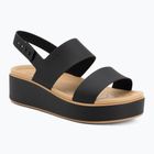 Women's sandals Crocs Brooklyn Matte Wrap Low Wedge black/cashew