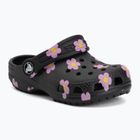 Children's slides Crocs Classic Flower 212671 black