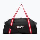 Women's gym bag Nike Gym Club Retro 24 l black/university red/sail