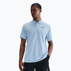 Men's tennis shirt Nike Court Dri-Fit Polo Solid celestine blue / black