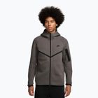 Men's sweatshirt Nike Tech Windrunner Full Zip cave stone/black