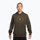Men's tennis sweatshirt Nike Court Dri-Fit Heritage French Terry Hoodie dark hazel/saffron quartz
