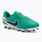 Children's football boots Nike Tiempo Legend 10 Academy LV8 FG/MG stadium green/dark obsidian