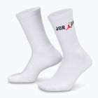 Jordan Everyday Crew socks 1 pair white/black/university red
