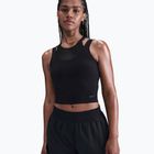 Women's training top Nike One Fitted Dri-Fit Cropped Tank black/dark smoke grey