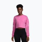 Women's training sweatshirt Nike Pro Dri-Fit Loose Crew-Neck playful pink/pink foam/white
