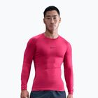Men's training longsleeve Nike Pro Dri-Fit Tight Fitness rush pink/black