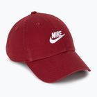 Baseball cap Nike Club Unstructured Futura Wash team crimson/white