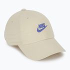 Baseball cap Nike Club Unstructured Futura Wash light khaki/sapphire