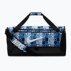 Training bag Nike Brasilia 9.5 Aop 60 l university blue/black/white