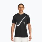 Men's training T-shirt Nike HBR Dri-FIT black/white