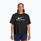 Women's training T-shirt Nike Pro Dri-Fit Loose black/white