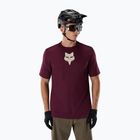 Men's cycling shirt Fox Racing Ranger Fox Head SS dark maroon