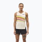 Men's running top HOKA Race Day Singlet alabaster flare