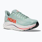 Men's running shoes HOKA Clifton 10 Wide sage/neon flame