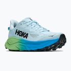 Women's running shoes HOKA Challenger 8 glimmering blue/tart apple