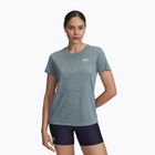 Women's training T-shirt Under Armour Tech Twist jasper blue/white
