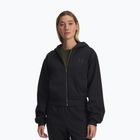 Women's training sweatshirt Under Armour Icon Vida Fleece FZ black/black