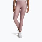 Women's leggings Under Armour HeatGear Rib tourmaline pink/tourmaline pink/white