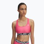 Training bra Under Armour HG Authentics Mid Branded super pink/white