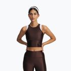 Woman's training top Under Armour Motion Shine Tank kona brown/black