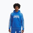Men's sweatshirt Under Armour Rival Fleece Colorblock Hoodie blue atlantis/white