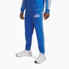 Men's training trousers Under Armour Rival Fleece Colorblock blue atlantis/blue calm/white