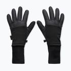 Men's running gloves Under Armour Storm Fleece Run black/black/reflective
