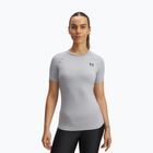 Women's training shirt Under Armour HG Authentics Comp SS mod gray/black