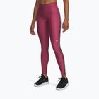 Women's leggings Under Armour Tech Wordmark Tape fuchsia dusk/black/white