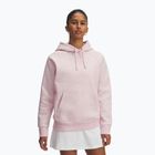 Women's sweatshirt Under Armour Rival Fleece Hoodie prime pink light heather/prime pink